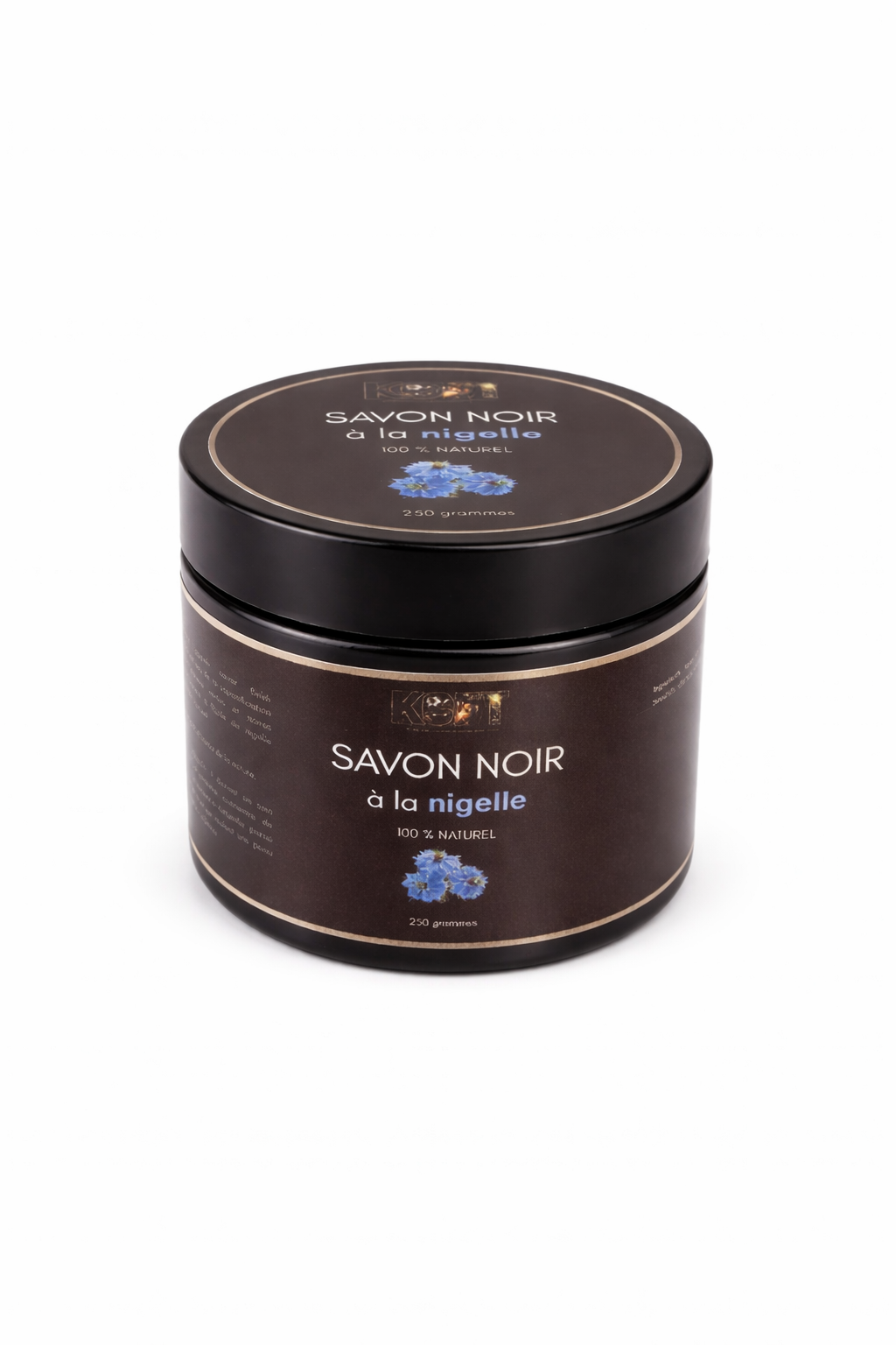 Savon noir traditionnel à la nigelle - 250 grammes