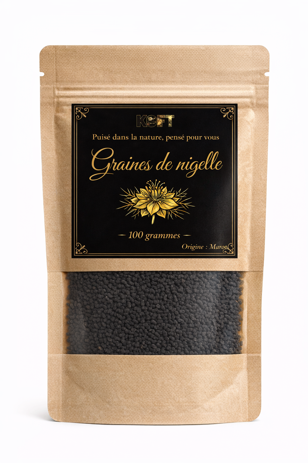 Graines de nigelle -Habba sawda - 100 grammes